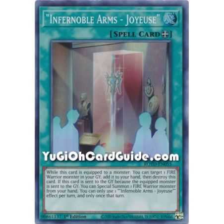 "Infernoble Arms - Joyeuse" (Super Rare) – Rise of the Duelist | Carta YUGIOH en México