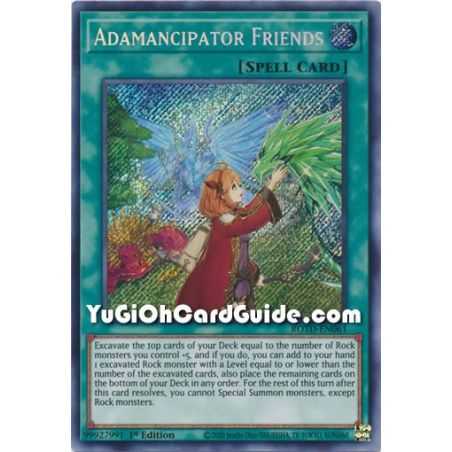 Adamancipator Friends (Secret Rare) – Rise of the Duelist | Carta YUGIOH en México
