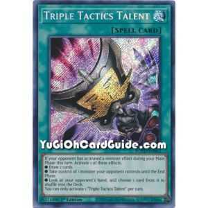 Triple Tactics Talent (Secret Rare) – Rise of the Duelist | Carta YUGIOH en México