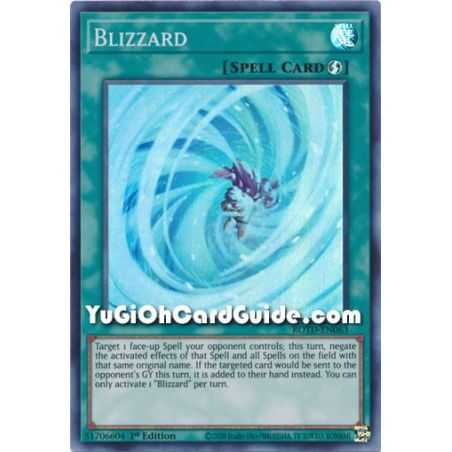 Blizzard (Super Rare) – Rise of the Duelist | Carta YUGIOH en México