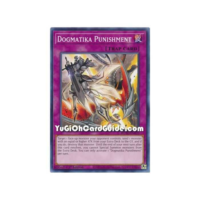 Dogmatika Punishment (Common) – Rise of the Duelist | Carta YUGIOH en México