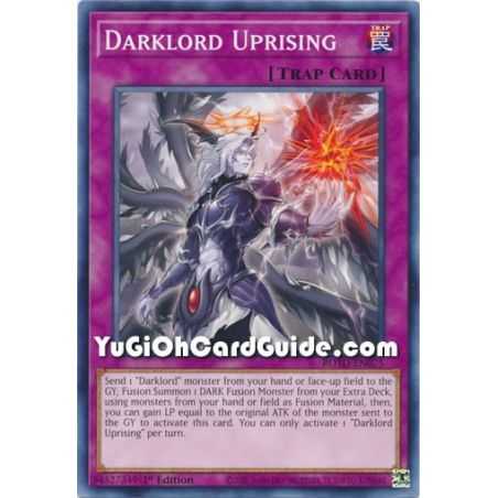 Darklord Uprising (Common) – Rise of the Duelist | Carta YUGIOH en México
