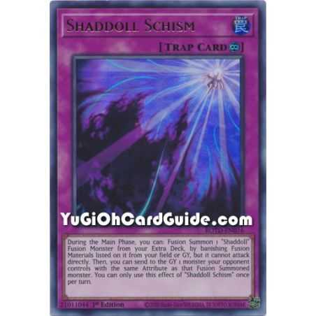 Shaddoll Schism (Ultra Rare) – Rise of the Duelist | Carta YUGIOH en México
