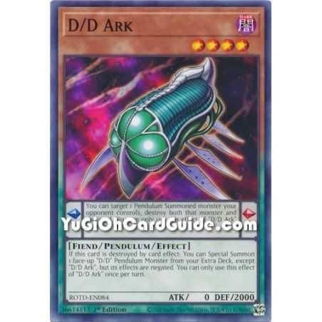 D/D Ark (Common) – Rise of the Duelist | Carta YUGIOH en México