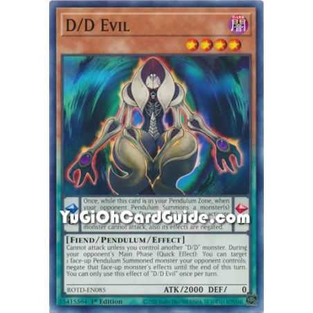 D / D Evil – Rise of the Duelist | Carta YUGIOH en México