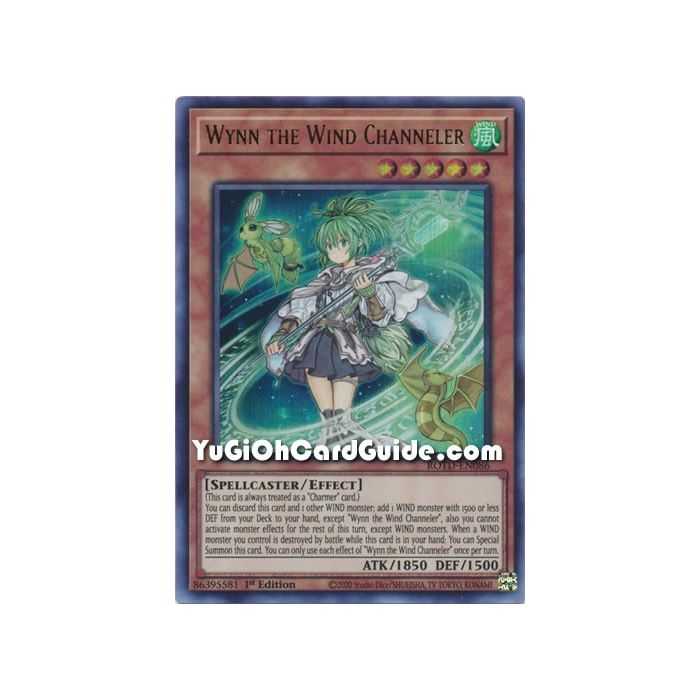 Wynn the Wind Channeler (Ultra Rare) – Rise of the Duelist | Carta YUGIOH en México