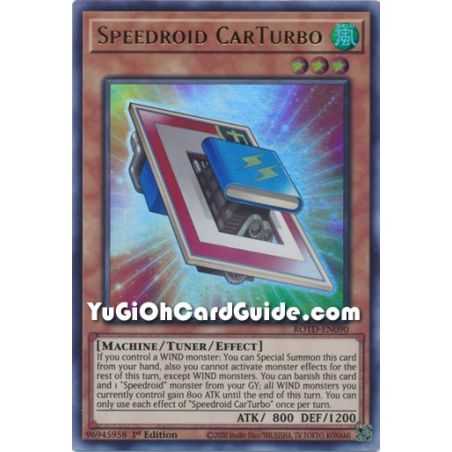 Speedroid CarTurbo (Ultra Rare) – Rise of the Duelist | Carta YUGIOH en México