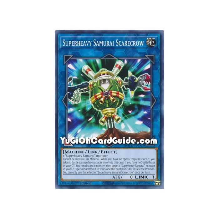 Superheavy Samurai Scarecrow (Common) – Rise of the Duelist | Carta YUGIOH en México