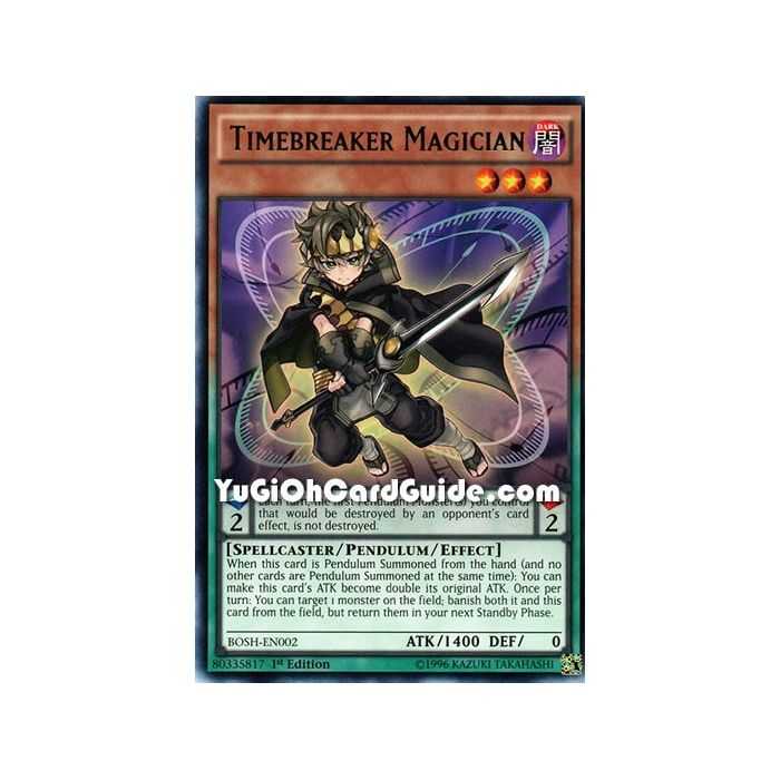 Timebreaker Magician (Rare) – Breakers of Shadow | Carta YUGIOH en México