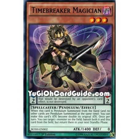 Timebreaker Magician (Rare) – Breakers of Shadow | Carta YUGIOH en México