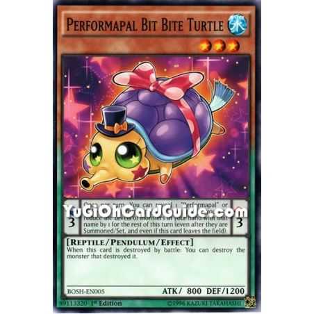 Performapal Bit Bite Turtle (Common) – Breakers of Shadow | Carta YUGIOH en México