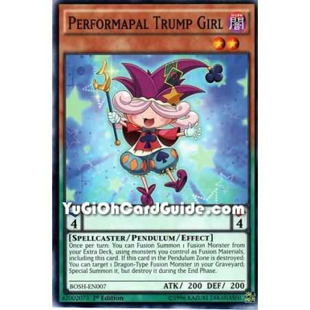 Performapal Trump Girl (Common) – Breakers of Shadow | Carta YUGIOH en México