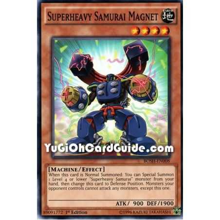 Superheavy Samurai Magnet (Common) – Breakers of Shadow | Carta YUGIOH en México