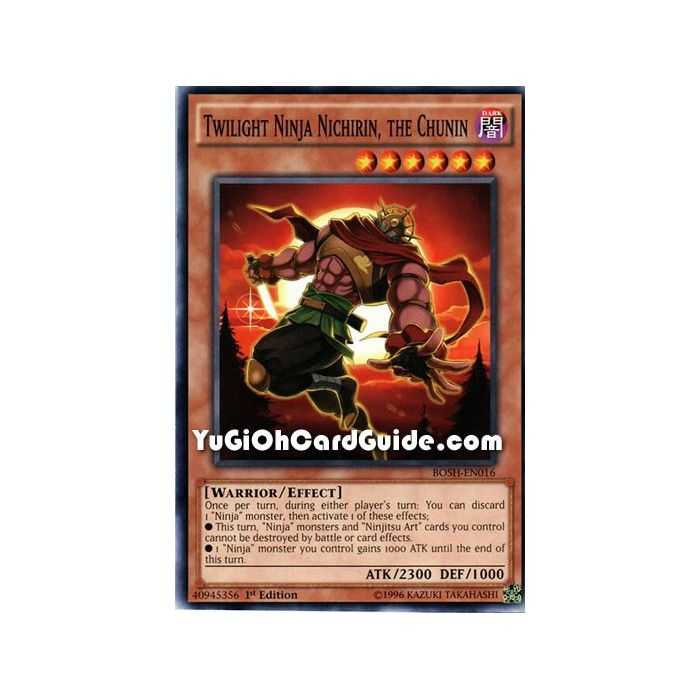 Twilight Ninja Nichirin, the Chunin (Common) – Breakers of Shadow | Carta YUGIOH en México