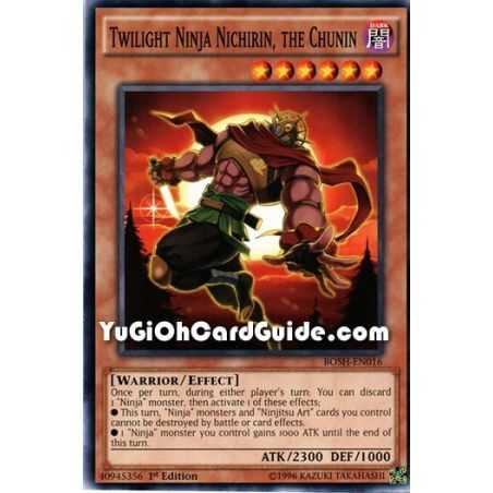 Twilight Ninja Nichirin, the Chunin (Common) – Breakers of Shadow | Carta YUGIOH en México