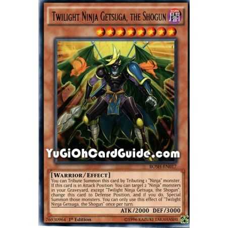 Twilight Ninja Getsuga, the Shogun (Rare) – Breakers of Shadow | Carta YUGIOH en México