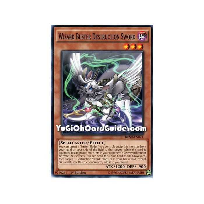 Wizard Buster Destruction Sword (Common) – Breakers of Shadow | Carta YUGIOH en México