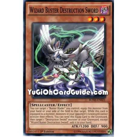 Wizard Buster Destruction Sword (Common) – Breakers of Shadow | Carta YUGIOH en México