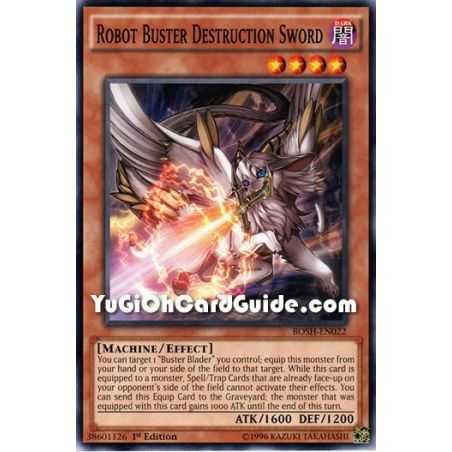Robot Buster Destruction Sword (Common) – Breakers of Shadow | Carta YUGIOH en México