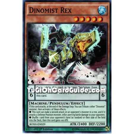 Dinomist Rex (Super Rare) – Breakers of Shadow | Carta YUGIOH en México