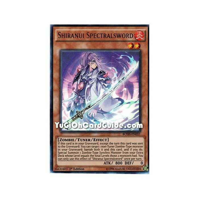 Shiranui Spectralsword (Ultra Rare) – Breakers of Shadow | Carta YUGIOH en México