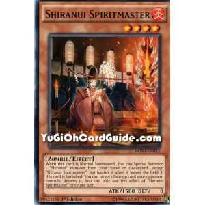 Shiranui Spiritmaster (Rare) – Breakers of Shadow | Carta YUGIOH en México