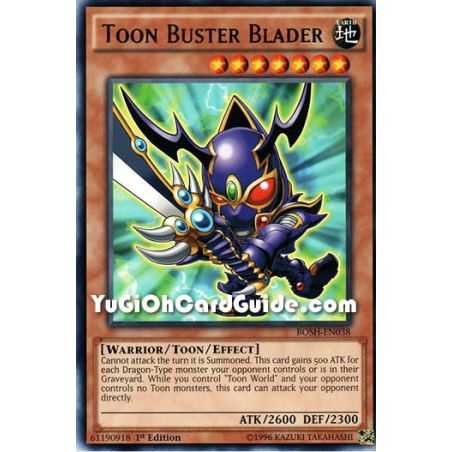 Toon Buster Blader (Rare) – Breakers of Shadow | Carta YUGIOH en México