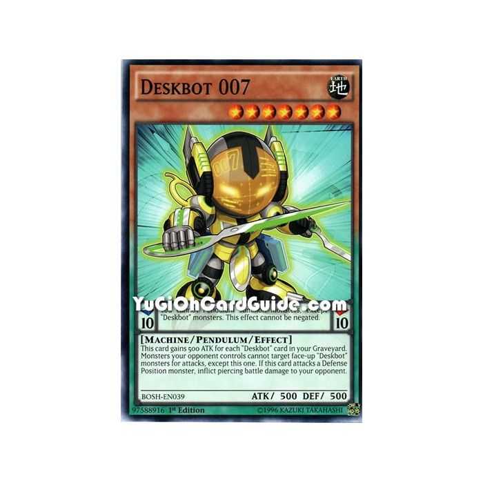 Deskbot 007 (Common) – Breakers of Shadow | Carta YUGIOH en México