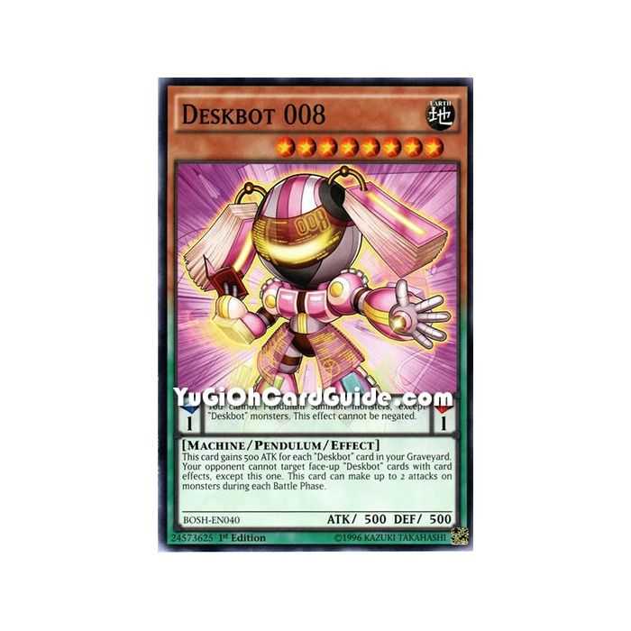 Deskbot 008 (Common) – Breakers of Shadow | Carta YUGIOH en México