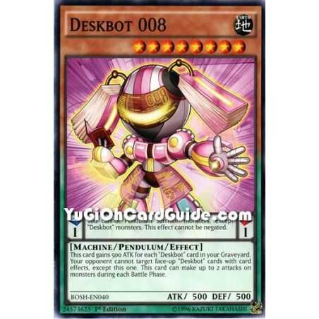 Deskbot 008 (Common) – Breakers of Shadow | Carta YUGIOH en México