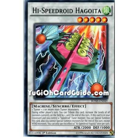 Hi-Speedroid Hagoita (Rare) – Breakers of Shadow | Carta YUGIOH en México