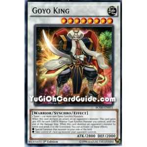 Goyo King (Rare) – Breakers of Shadow | Carta YUGIOH en México
