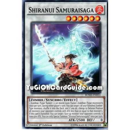 Shiranui Samuraisaga (Common) – Breakers of Shadow | Carta YUGIOH en México