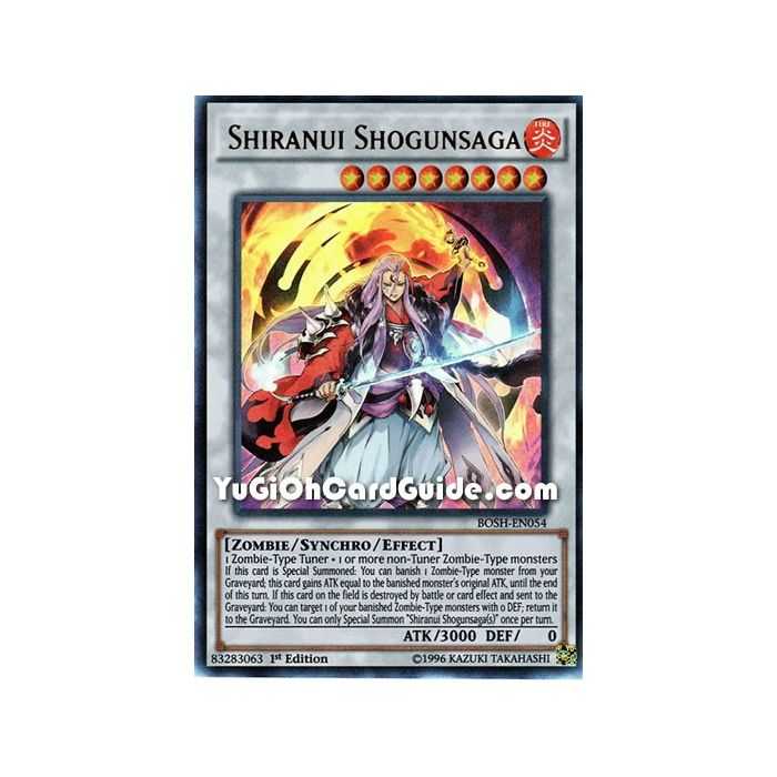 Shiranui Shogunsaga (Ultra Rare) – Breakers of Shadow | Carta YUGIOH en México