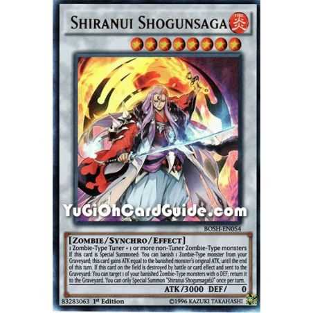 Shiranui Shogunsaga (Ultra Rare) – Breakers of Shadow | Carta YUGIOH en México