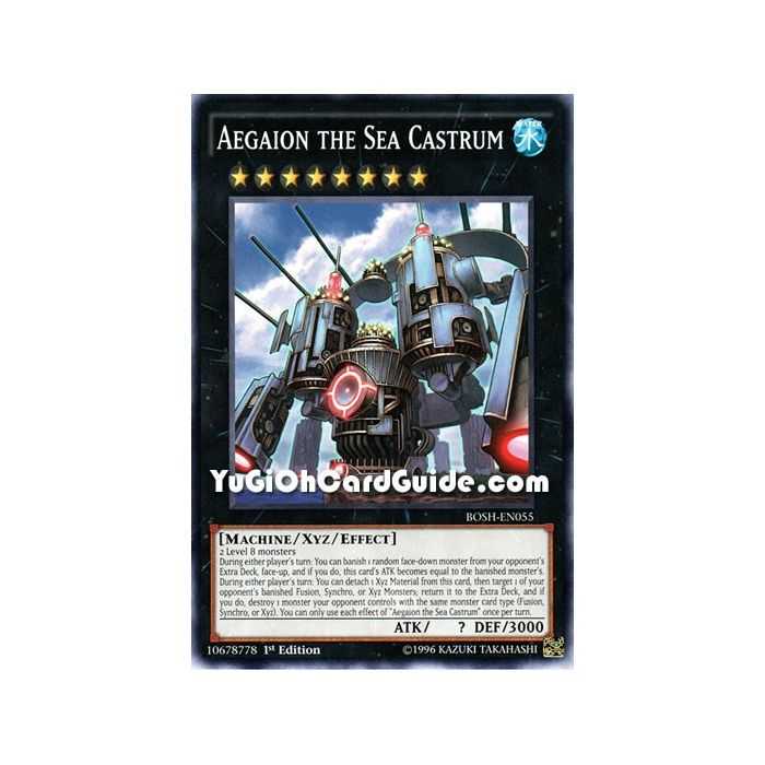 Aegaion the Sea Castrum (Common) – Breakers of Shadow | Carta YUGIOH en México