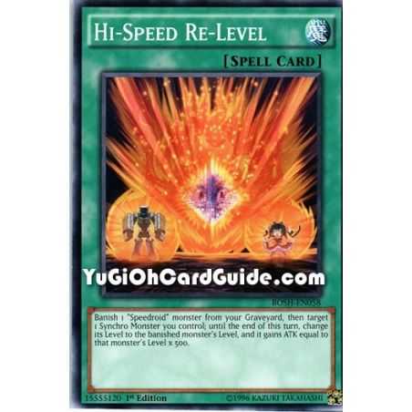 Hi-Speed Re-Level (Common) – Breakers of Shadow | Carta YUGIOH en México
