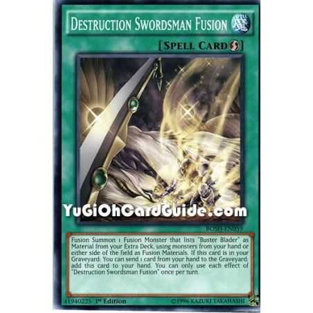 Destruction Swordsman Fusion (Common) – Breakers of Shadow | Carta YUGIOH en México