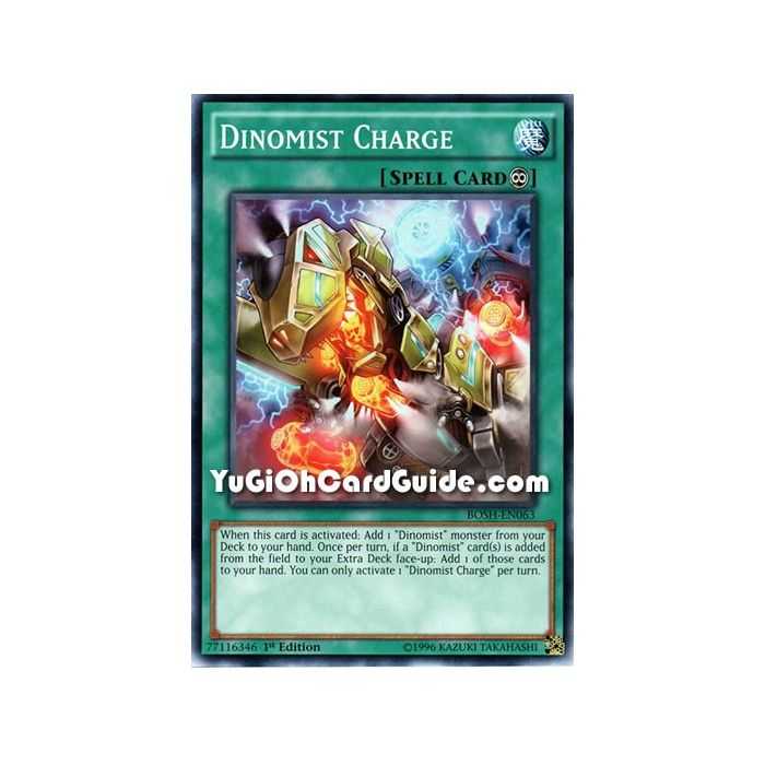 Dinomist Charge (Common) – Breakers of Shadow | Carta YUGIOH en México