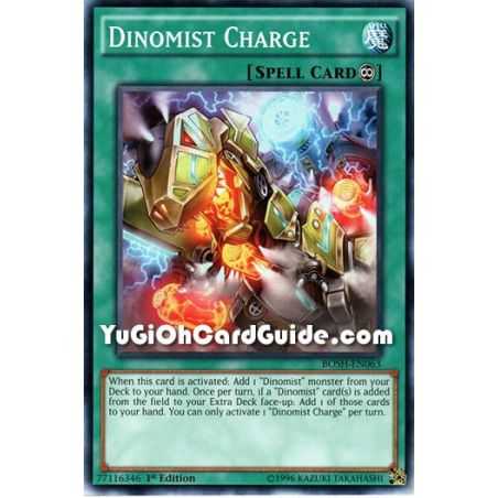 Dinomist Charge (Common) – Breakers of Shadow | Carta YUGIOH en México