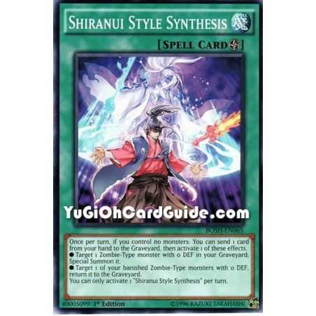 Shiranui Style Synthesis (Common) – Breakers of Shadow | Carta YUGIOH en México