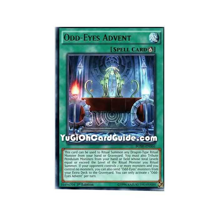 Odd-Eyes Advent (Rare) – Breakers of Shadow | Carta YUGIOH en México
