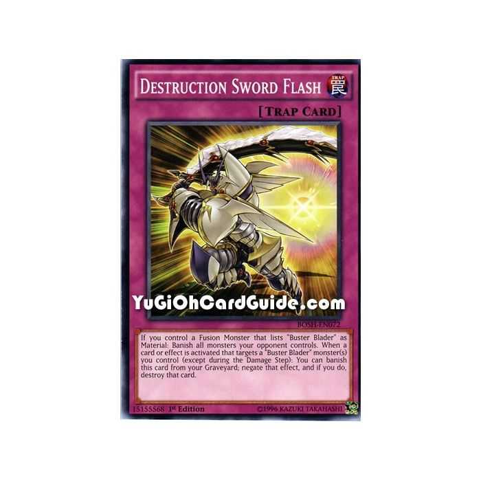 Destruction Sword Flash (Common) – Breakers of Shadow | Carta YUGIOH en México