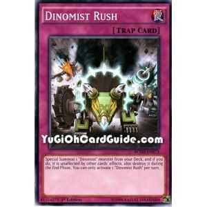 Dinomist Rush (Common) – Breakers of Shadow | Carta YUGIOH en México