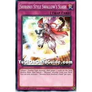 Shiranui Style Swallow's Slash (Common) – Breakers of Shadow | Carta YUGIOH en México