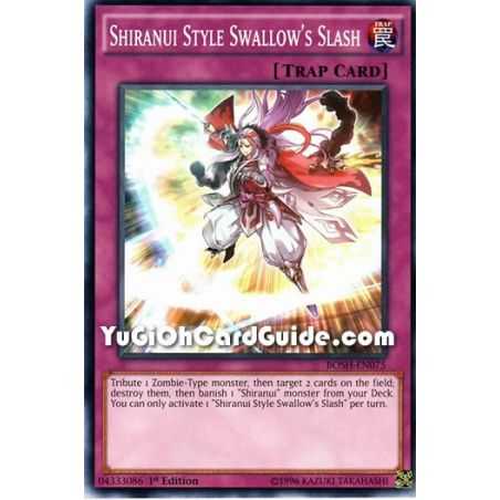 Shiranui Style Swallow's Slash (Common) – Breakers of Shadow | Carta YUGIOH en México