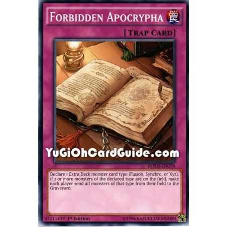 Forbidden Apocrypha (Common) – Breakers of Shadow | Carta YUGIOH en México