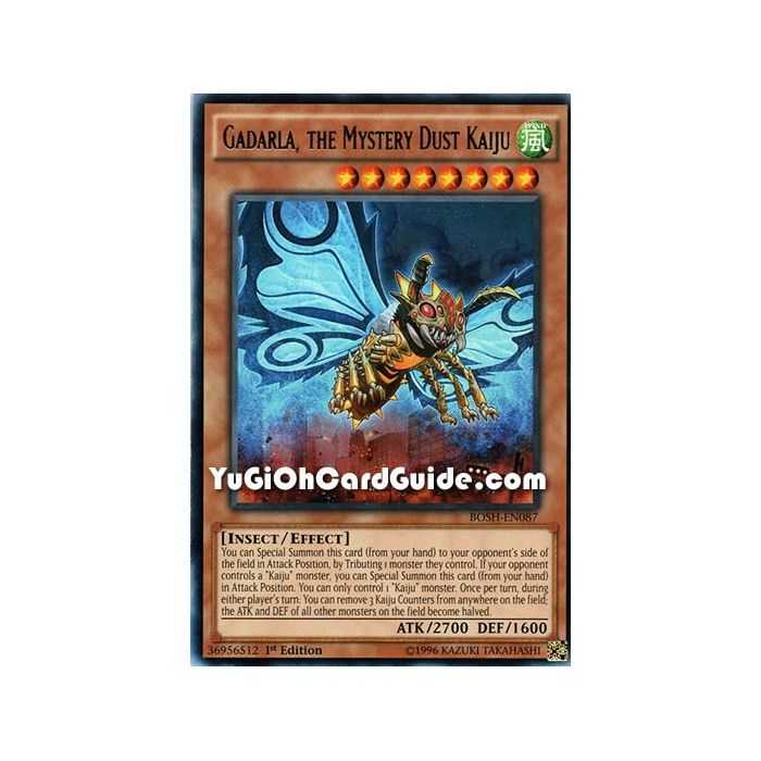 Gadarla, the Mystery Dust Kaiju (Rare) – Breakers of Shadow | Carta YUGIOH en México