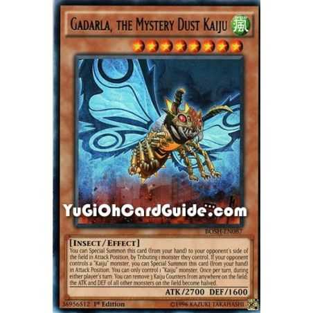 Gadarla, the Mystery Dust Kaiju (Rare) – Breakers of Shadow | Carta YUGIOH en México