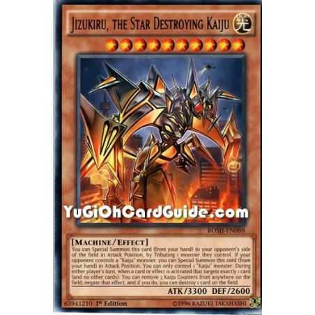 Jizukiru, the Star Destroying Kaiju (Rare) – Breakers of Shadow | Carta YUGIOH en México